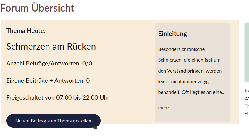 Neuen Beitrag beginnen